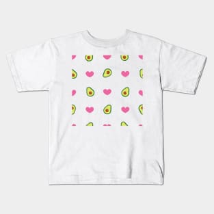 Cute hand drawn avocados Kids T-Shirt